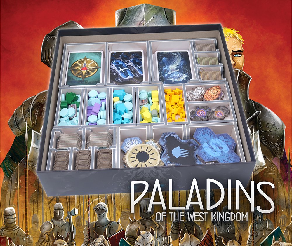 Folded Space Insert for Paladins of the West Kingdom Collector's Box