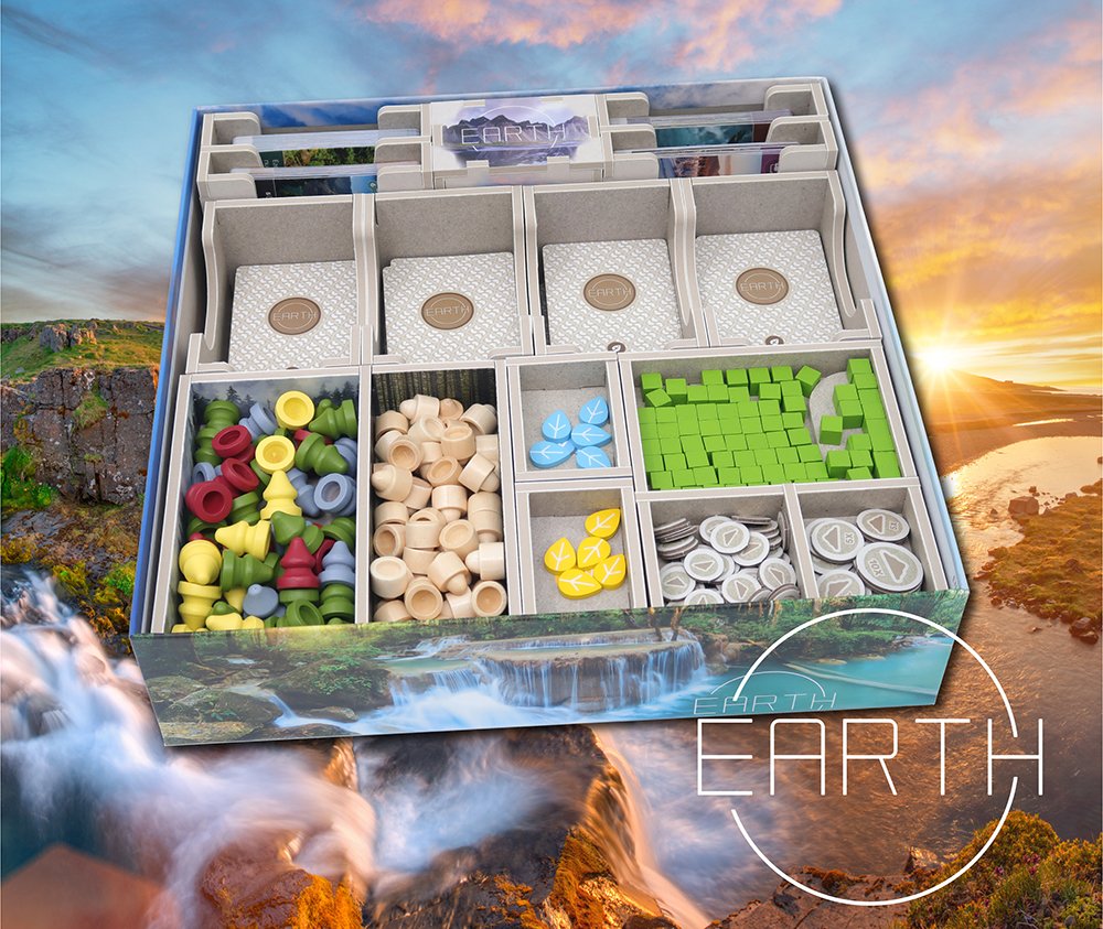 Folded Space – Insert Organizador Para Journeys In Middle Earth, Accesorio Para Juego De Mesa