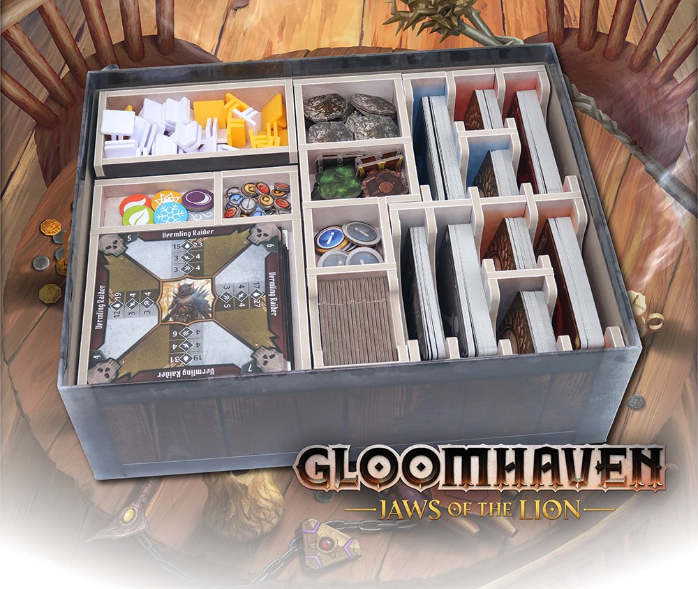 jaws of the lion card sleeves Mayday Games Gloomhaven: -Standard Compatible Sleeve Bundle : Toys & Games 8803) Game not included! Gloomhaven: Jaws of the Lion|Insert|Jaws