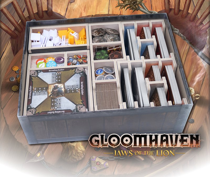 gloomhaven jaws of the lion card sleeves Gamegenic Sleeves: Inner Gaming Goat Spring Tx Paladin Card Protectors come in packs of 55 Jaws of the Lion Organizer