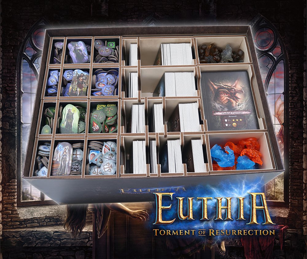 euthia card sleeves 80x122mm -170 Pack, Thin (SWN-045) SwanPanasia Sleeves Compatibility claims only extend to the physical size of the cards in each respective game and no claim to endorsement or authorization by the respective rights holders is expressed or implied by Sleeve Kings and Imperial Publishing Folded Space Insert for Euthia: