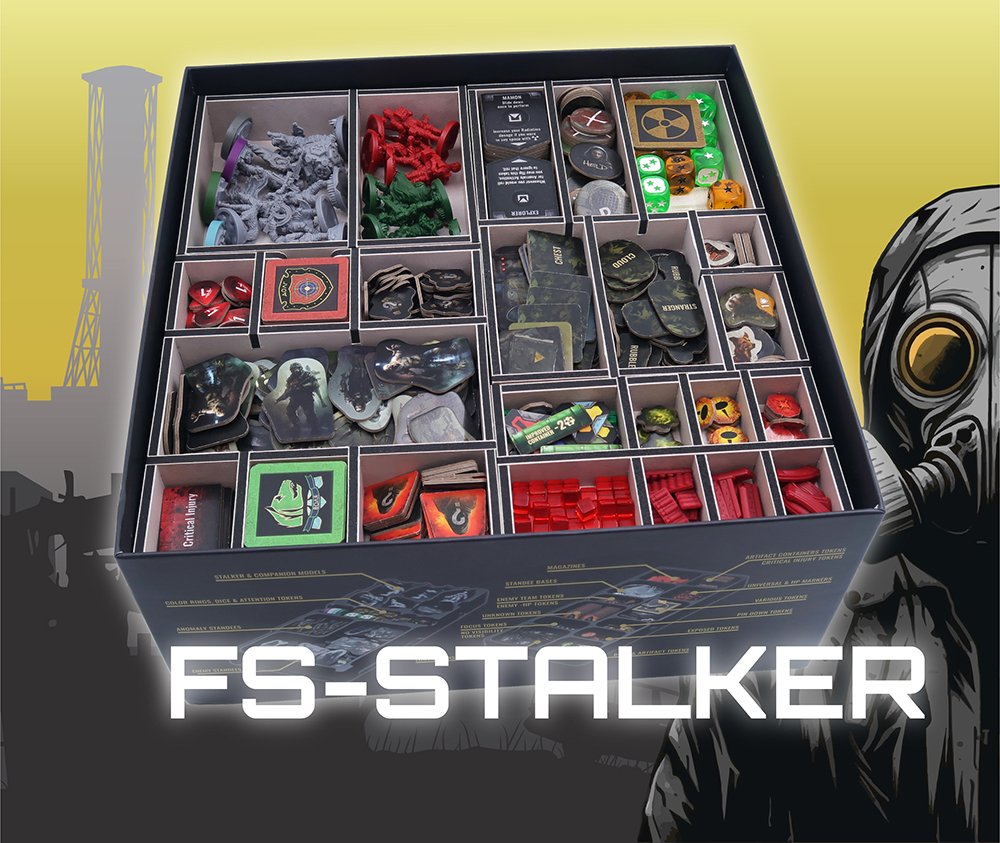 Folded Space Insert for S.T.A.L.K.E.R the Board Game