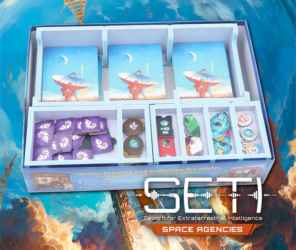 Folded Space Insert for SETI: Space Agencies
