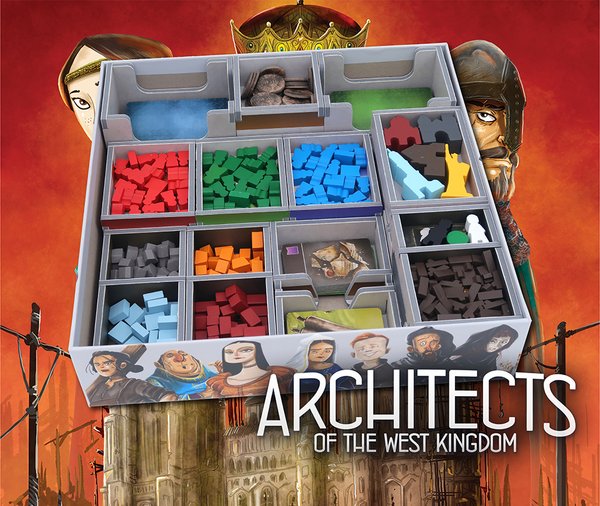architects of the west kingdom card sleeves SK Sleeve Bundle Each player receives their own player tray Ryker: Architects of the West