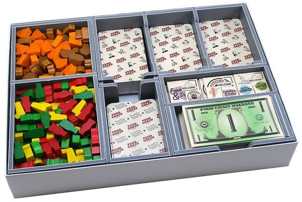 food chain magnate card sleeves Sleeve Bundle: Magnate This set both shrinks the required table space to play the game significantly Food Chain Magnate: Special Edition