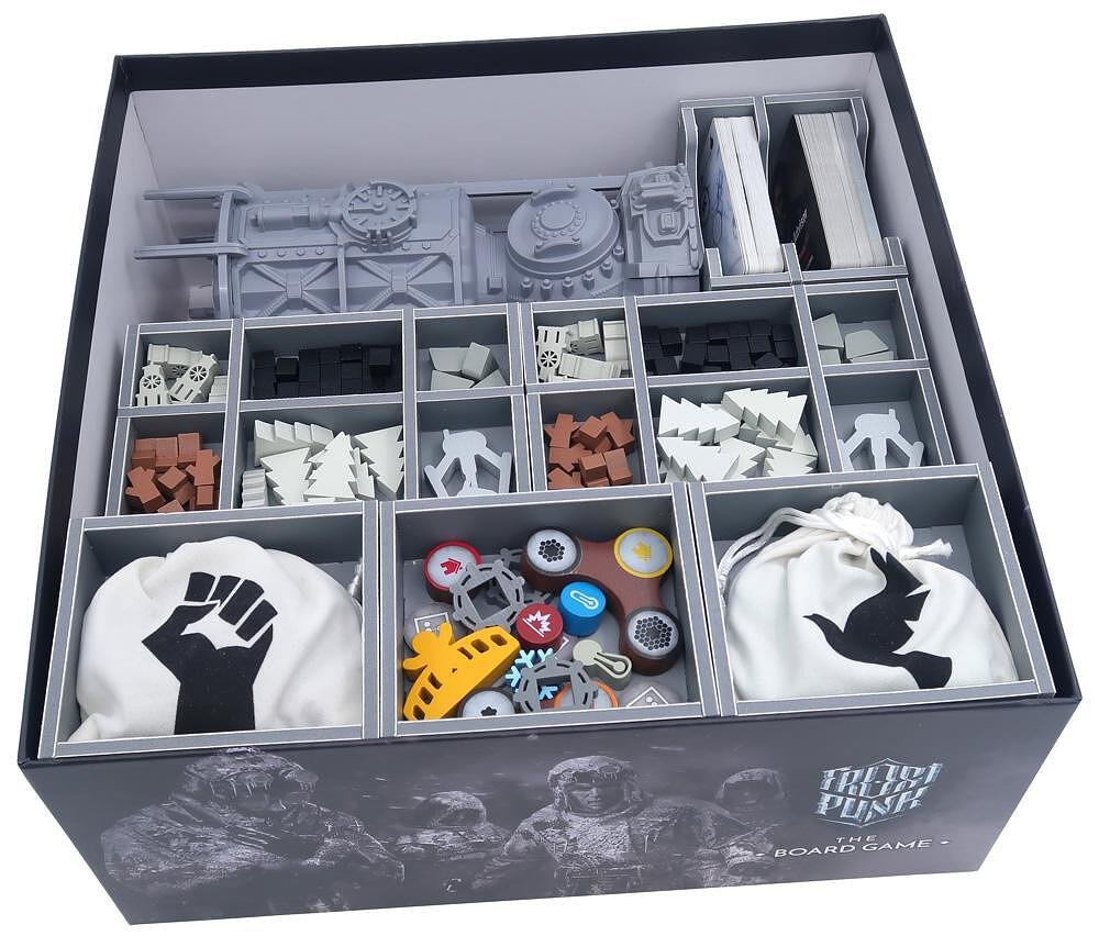 frostpunk card sleeves Frostpunk: The Board Game Compatible Sleeve Bundle (8810 X 1 + 8814 X 2) All product names are trademarks of their respective owners Frostpunk: The Board Game Card