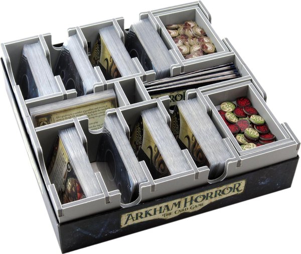 arkham horror card game box insert Game Organizer Compatible with Arkham Horror: The Card Game - Revised Core Set